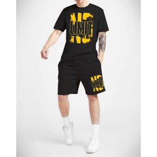 Bộ Quần Áo Nam mùa Hè NO LIMIT  Cotton co giãn 4 chiều ,Đồ bộ nam mùa hè Cao Cấp full tem tag Big Size 50kg - 90kg