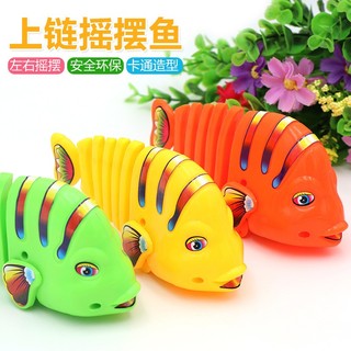 Đồ Chơi Cá Vặn Cót, Cá Vẫy Đuổi Vặn Cót Vui Nhộn Cho Bé. (Màu ngẫu nhiên)