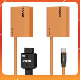 Zgcine dummy np- fz100 sang đầu dtap/ type-c/ dây nguồn usb-c a7m4 fx3