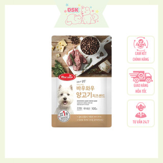 Bánh thưởng cho chó phô mai thịt cừu bowwow - gói 100gr