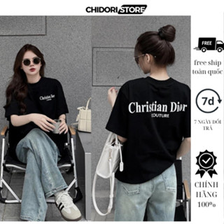 Áo Thun Diorrr Nam Nữ Tay Ngắn From Rộng Basic Chất Vải Cotton 100% Thoáng Mát Thấm Hút Mồ Hôi Phong Cách Trẻ Trung
