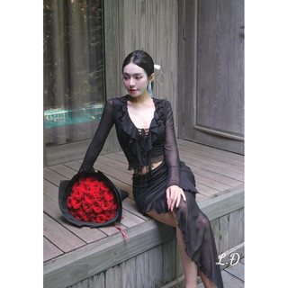 🌸 Sét lưới bèo tay loe siêu tôn dáng - SML (ảnh thật) 🌸