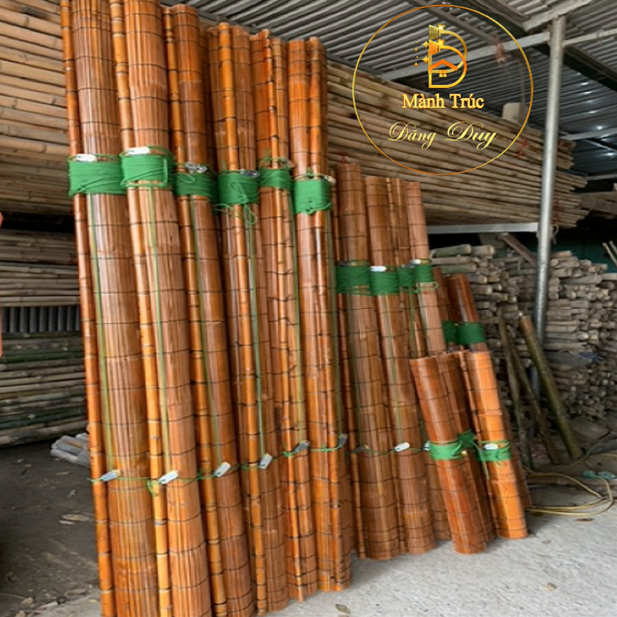 Ngang 1,8m Cao 2m/ 2,5m/ 3m Mành Sáo Trúc Che Nắng Ban Công Rèm Trúc Treo Cửa Sổ Ngoài Trời Mái Hiên