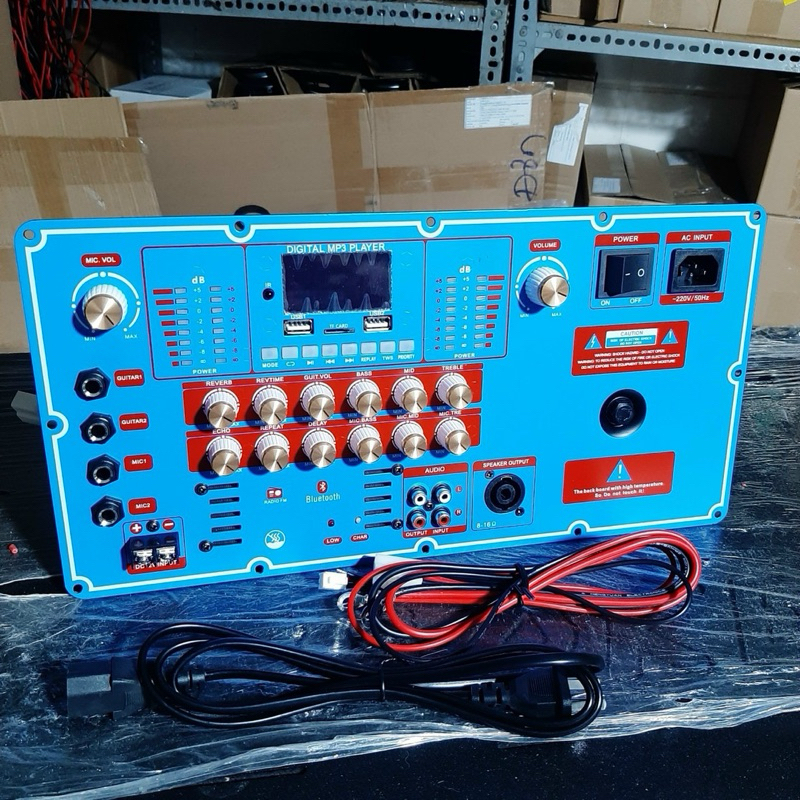 Mạch loa kéo công suất lớn 19x38, T300S,  Echo Reverb, mạch chạy cho loa 3 tấc đơn, 4tấc  đơn,.. rất ok