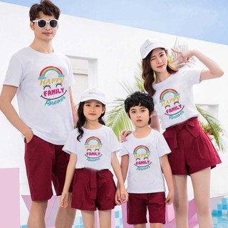 Áo thun đồng phục gia đình 3 4 5 người set đồ đi chơi du lịch biển -gd153