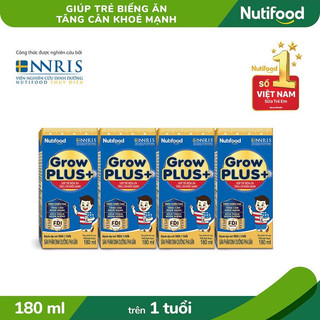 Lốc sữa bột pha sẵn Nutifood Growplus