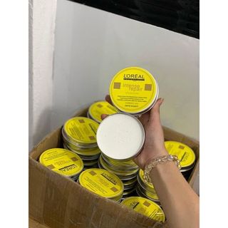 Wax sáp vuốt tóc nam trắng đục loreal cứng 100ml
