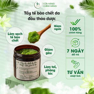 Tẩy tế bào chết da đầu MÂY Thảo Mộc giảm gàu giảm rụng giảm ngứa muối Tẩy tế bào chết tóc giúp tơi và phồng tóc