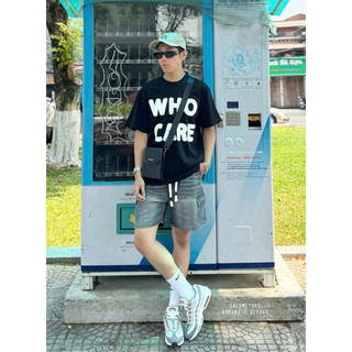 Áo thun P152 Peaceout Studios "WHO CARE"