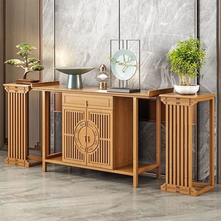  KỆ ĐA NĂNG  KỆ THỜ  BAN THỜ GỖ TRE CAO CẤP KT02  120*43*83  