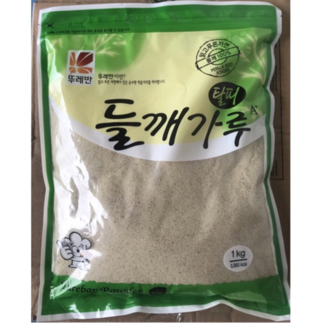 Bột mè Hàn Quốc 1kg-들깨가루 완탈피 1키로