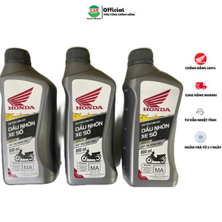 Dầu nhớt - dầu nhờn xe máy cho xe số, chính hãng honda 800ml. dhxs001