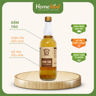 Dấm táo mèo Homefood 500ml dấm táo mèo hương vị tự nhiên