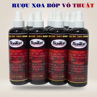 - Rượu Xoa Bóp Võ Thuật Fighter - Xoa giảm đau nhức mỏi cơ, bầm, tiêu sưng