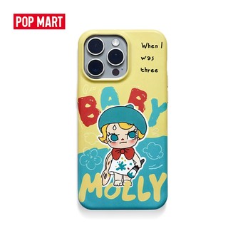 Pop mart baby molly when i was three! series-phone case for iphone 14 pro max/15 pro max