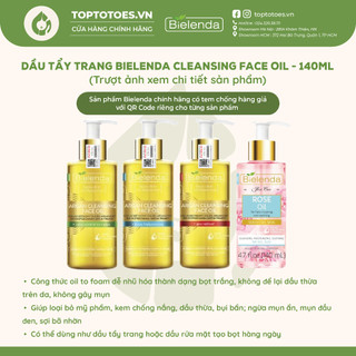 Dầu tẩy trang Bielenda Cleansing Oil 140ml làm sạch sâu, dễ nhũ hoá