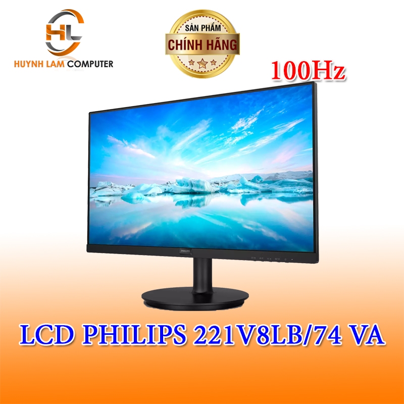Màn hình Philips 221V8LB 22inch VA FHD 100Hz@HDMI 60Hz@VGA - Chính hãng | BigBuy360 - bigbuy360.vn