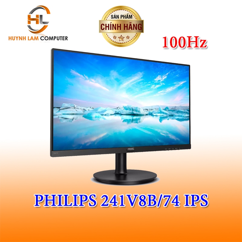 Màn hình Philips 241V8B 24inch 100Hz IPS FHD HDMI VGA - Hàng chính hãng