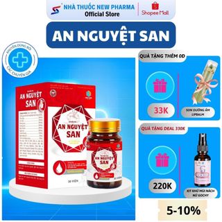 An Nguyệt San Giúp Bổ Huyết, Điều Hòa Và Rối Loạn Kinh, Đau Bụng Kinh - 30 Viên