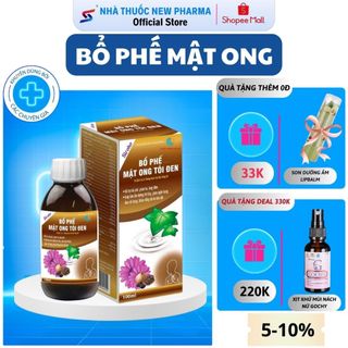 Bổ Phế Vương Mật Ong, Tỏi Đen, Cao Lá Thường Xuân Thảo Dược Giảm Ho, Long Đờm - Lọ 100ml