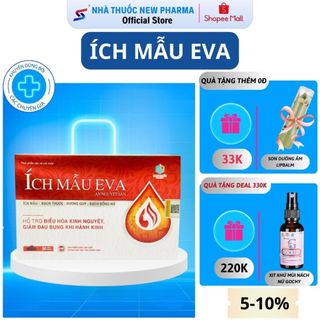 Cao Ích Mẫu Eva Thảo Giúp Điều Hòa Kinh Nguyệt, Giảm Đau Bụng Khi Hành Kinh - 30 viên