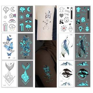 Hình xăm dạ quang| tattoo phát sáng | xăm phát sáng | hình xăm chống nước | tattoo 3d | xăm tạm thời