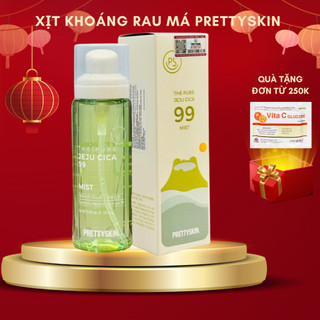 Xịt khoáng rau má prettyskin (100ml)
