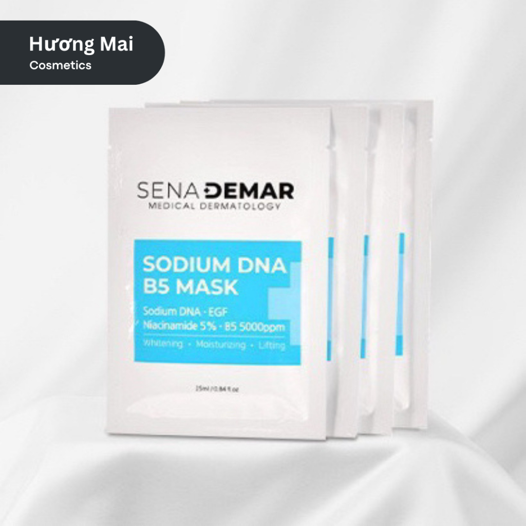 Mặt nạ cấp ẩm, dưỡng trắng, phục hồi da Sena Demar Sodium DNA B5