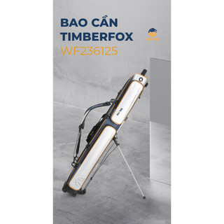 Bao cần timberfox hai ngăn -wf236125 - túi đựng cần câu, dù câu, phụ kiện câu cá.