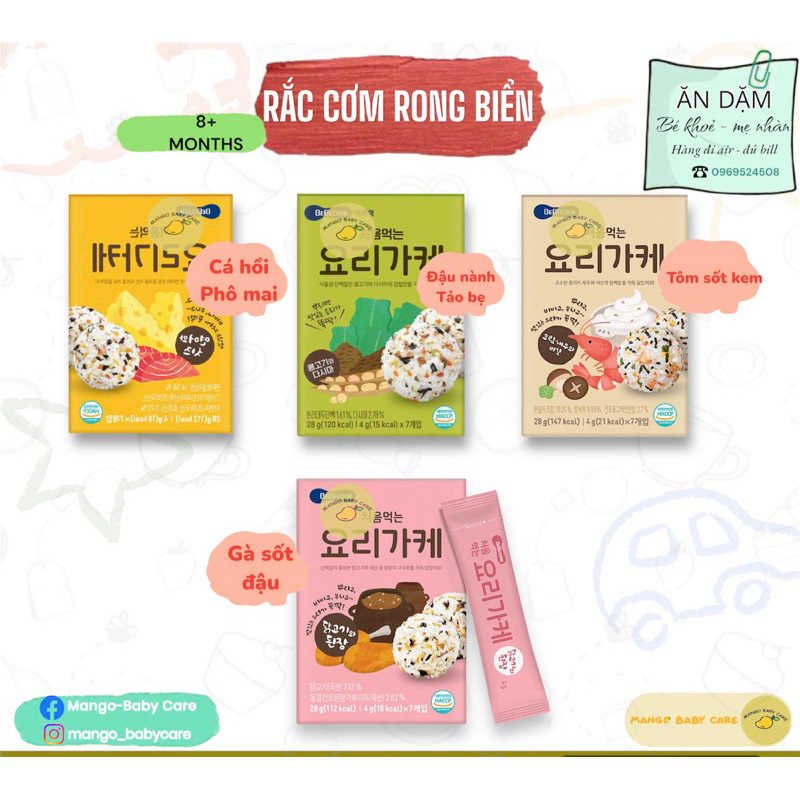 RẮC CƠM BEBECOOK CHO BÉ 8THÁNG HÀN QUỐC