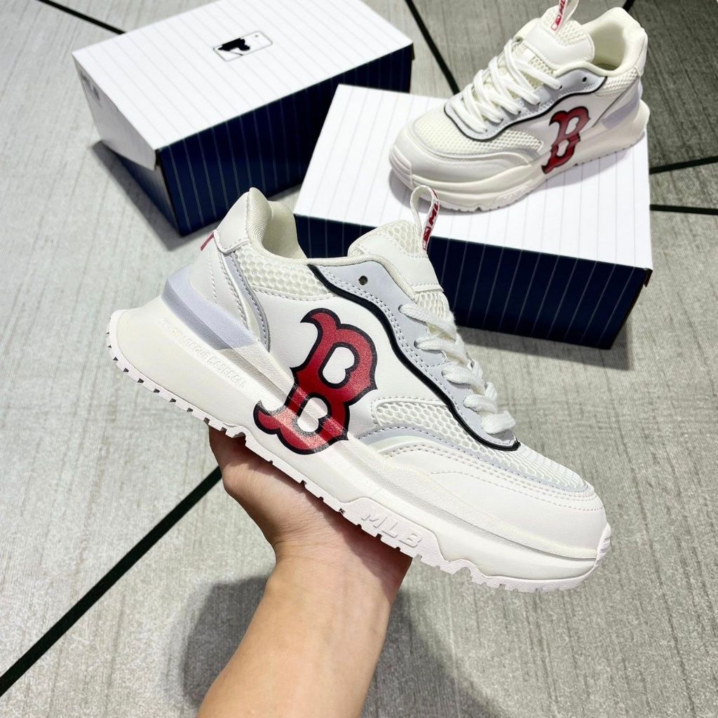 Giày thể thao MLB Chunky Runner Boston Red Sox đế cao su siêu êm nhẹ chân nam nữ 2024