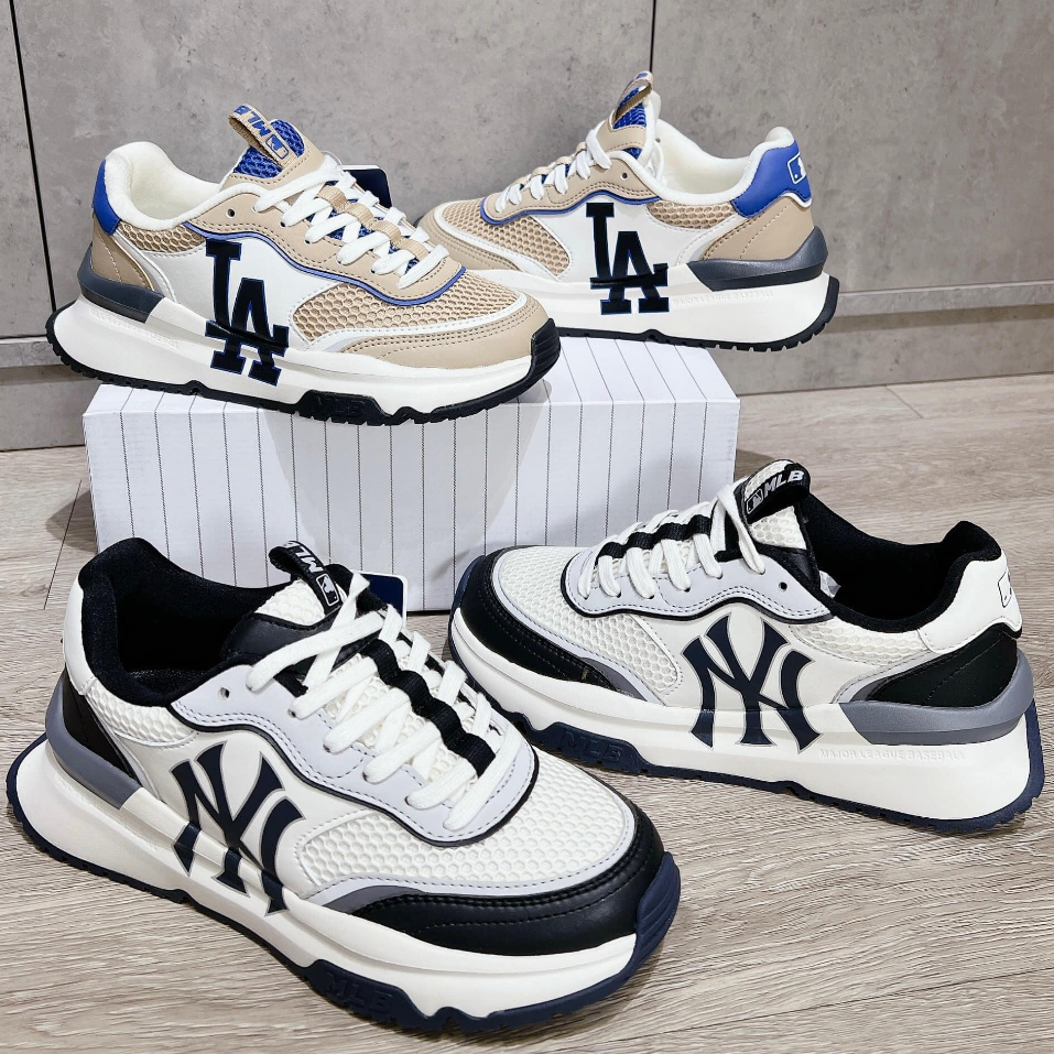 Giày thể thao MLB Chunky Runner Boston Red Sox đế cao su siêu êm nhẹ chân nam nữ 2024