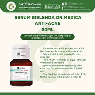 Serum Bielenda Dr Medica Anti-acne Dermatological giảm mụn, ngừa thâm