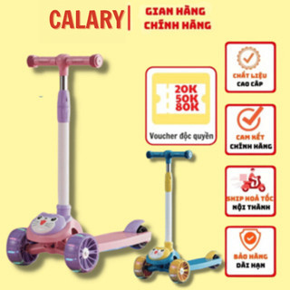 Xe Scooter Cougar-Centosy AI450 Chính Hãng Dành Cho Trẻ Em, Họa Tiết Chú Mèo Đáng Yêu