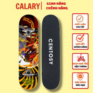 Ván Trượt Cougar-Centosy B4 Hero Họa Tiết Huyền Bí, Mặt Nhám, Gỗ Ép 7 Lớp Cao Cấp