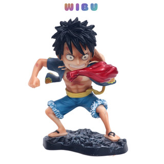 Mô hình One Piece Luffy 2 tay thay thế cao 11cm trạng thái chiến đấu  , figure mô hình anmie one piece luffy