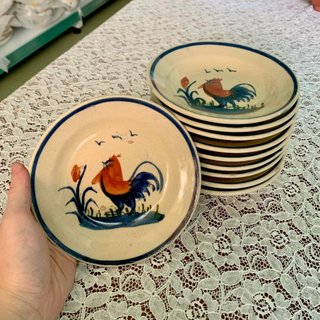 CHÉN NƯỚC CHẤM VẼ HÌNH CON GÀ TRỐNG