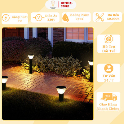 Đèn Sân Vườn , Energy Green Lighting - Kháng Nước DSV -2130 - 60cm - Sử Dụng Điện Và Dùng Năng Lượng Mặt Trời - BH 1 Năm