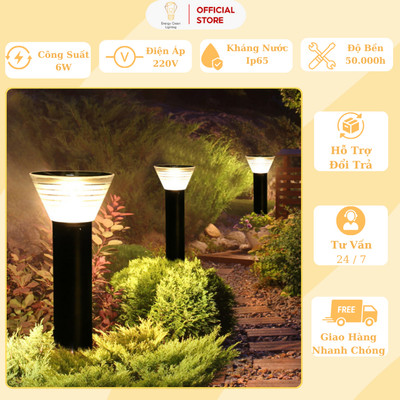Đèn Sân Vườn , Energy Green Lighting - Kháng Nước DSV -2160 - 60cm - Sử Dụng Điện Và Dùng Năng Lượng Mặt Trời - BH 1 Năm