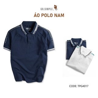 Áo POLO Nam, Áo Phông có cổ ngắn tay (2 màu) GRSIMPLE Polo Phối Vai tinh tế, thanh lịch - TPG4017