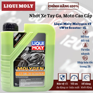 Liqui Moly Molygen Scooter Nhớt tổng hợp cao cấp cho xe tay ga- Sản xuất tại Đức