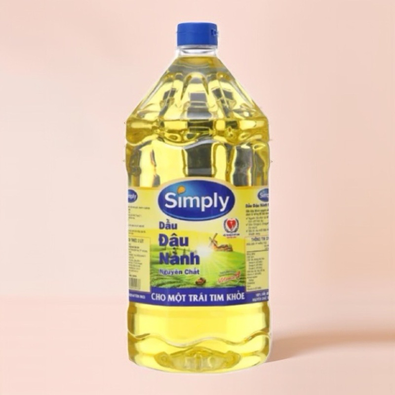 Dầu  đậu nành simply (chai 2 lít )