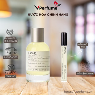 Nước hoa nữ lys 41 edp - mẫu thử 10ml