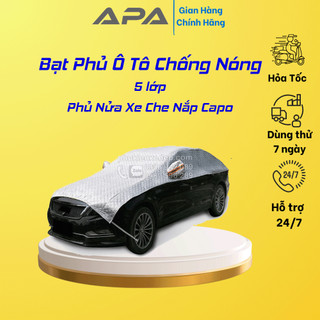 Bạt Phủ Nóc Ô tô 📌CAO CẤP- FREESHIP📌 5D Chống Che Nắp Capo chống nóng hiệu quả