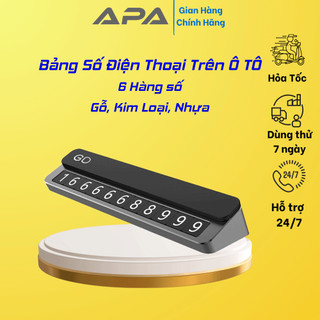 Bảng số điện thoại ô tô gd đặt taplo - bảng ghi số điện thoại trên ô tô - bảng số sử dụng nam châm