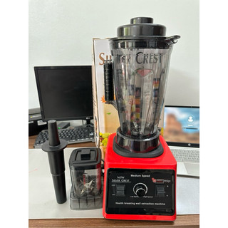 Máy xay sinh tố đa năng new silver crest sc-9880 máy xay công nghiệp 2 cối xay công suất 8000w.