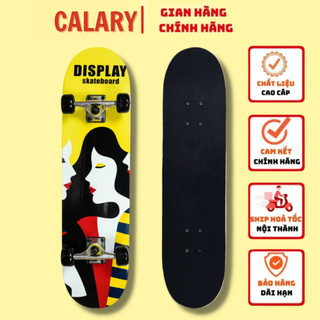 Ván Trượt Cougar-Skateboard Bensai 09 Chính Hãng Họa Tiết Cô Gái, Mặt Nhám Chống Trơn, Gỗ Ép 7 Lớp Cho Người Dưới 60kg