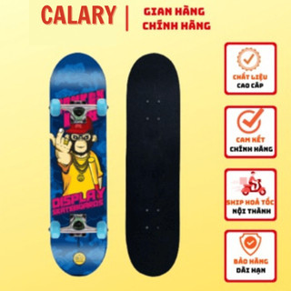 Ván Trượt Cougar-Skateboard Bensai 11 Họa Tiết Chú Khỉ Sành Điệu, Chất Liệu Gỗ Ép Cao Cấp, Mặt Nhám Chống Trơn