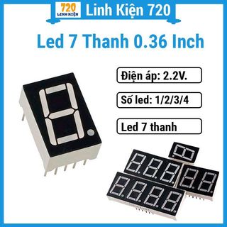 Led 7 thanh 0.36 inch anot chung