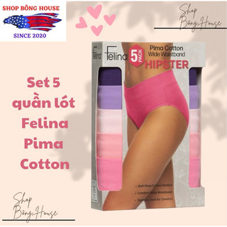 [BILL MỸ] SET 5 QUẦN LÓT FELINA PIMA COTTON HIPSTER